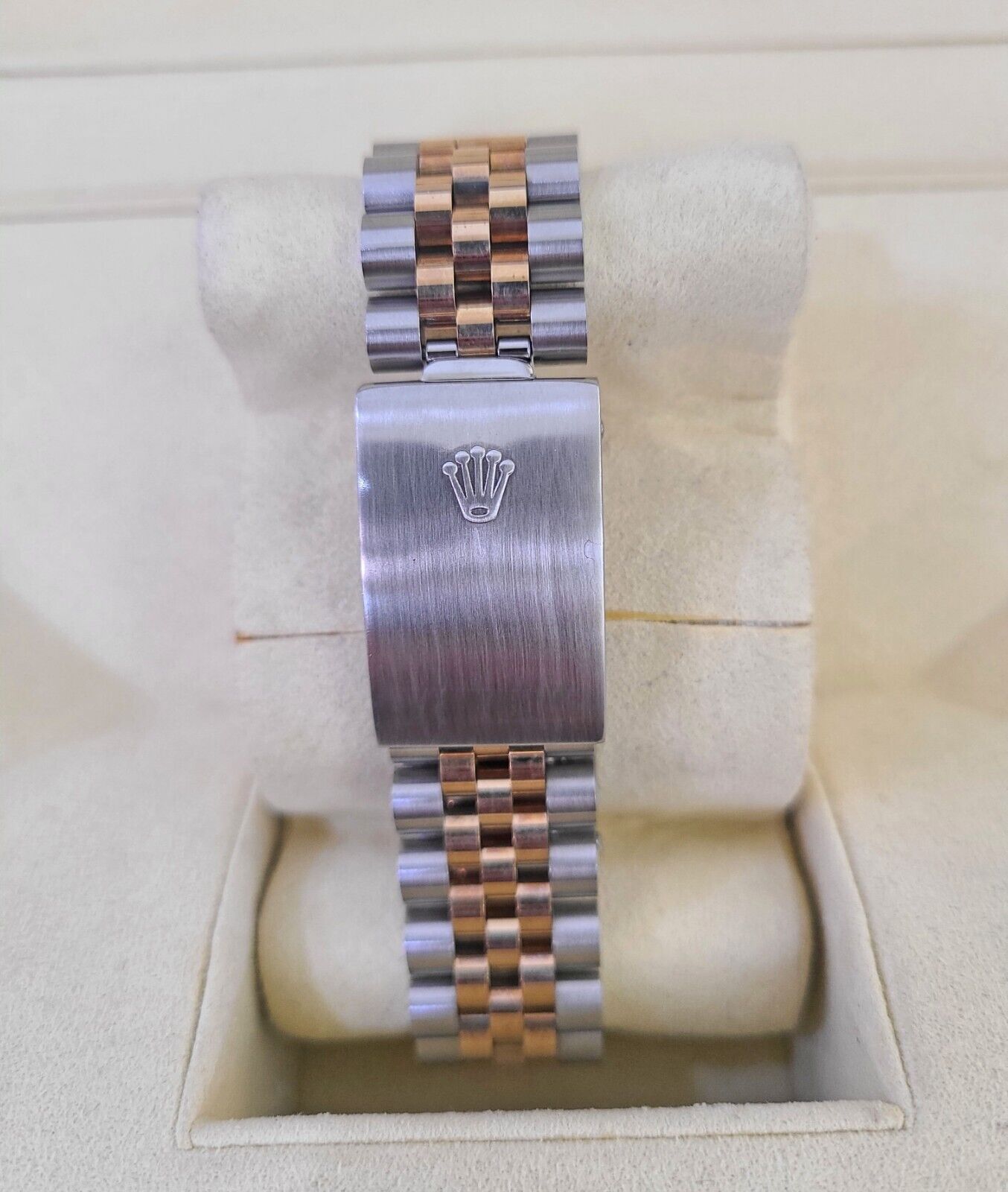 ROLEX Datejust Stainless Watch Roman Dial Diamond Bezel 36mm Men