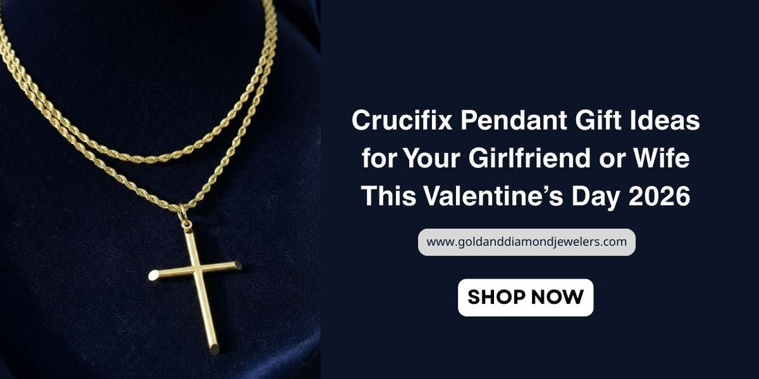 Elegant crucifix pendant Valentine’s Day gift idea for girlfriend or wife in 2026