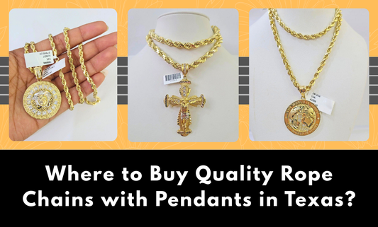 Where to Buy Quality Gold Rope Chains with Pendants in Texas