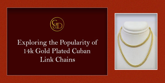 Shop 14k gold plated cuban link chain in USA