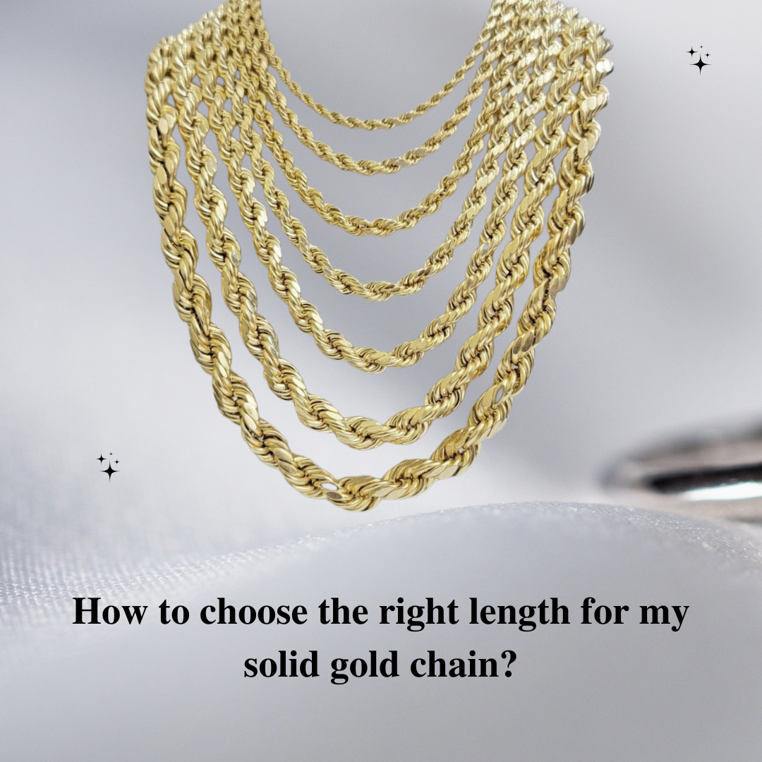 How To Choose The Right Length For Solid Gold Chain ? – GDJ