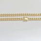 Real 10kt Yellow Gold Miami Cuban Link Chain 10k Necklace 24 Inches 4mm Box Lock