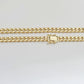 Real 10kt Yellow Gold Miami Cuban Link Chain 10k Necklace 22 Inches 4mm Box Lock