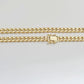 Real 10kt Yellow Gold Miami Cuban Link Chain 10k Necklace 20 Inches 4mm Box Lock