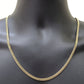 Real 10kt Yellow Gold Miami Cuban Link Chain 10k Necklace 24 Inches 4mm Box Lock