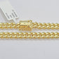 Real 10k Yellow Gold Miami Cuban Link Bracelet 8" inch 6mm 10kt Box Lock Men