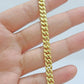 Real 10k Yellow Gold Miami Cuban Link Bracelet 8" inch 6mm 10kt Box Lock Men