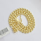 Real 10k Yellow Gold Miami Cuban Link Bracelet 9.5" inch 7mm 10kt Box Lock Men