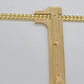 Real 10k Yellow Gold Miami Cuban Link Bracelet 8" inch 8mm 10kt Box Lock Men