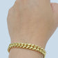 Real 10k Yellow Gold Miami Cuban Link Bracelet 7" inch 8mm 10kt Kids and Ladies