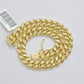 Real 10k Yellow Gold Miami Cuban Link Bracelet 8" inch 8mm 10kt Box Lock Men