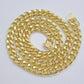 Real 14k Yellow Gold Miami Cuban Link Chain 10mm 20" Necklace Box Lock For Men