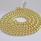 Real 14k Yellow Gold Miami Cuban Link Chain 9mm 28" Necklace Box Lock