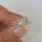 Real 10k Diamond Ladies Ring Yellow Gold Women Casual Genuine Wedding