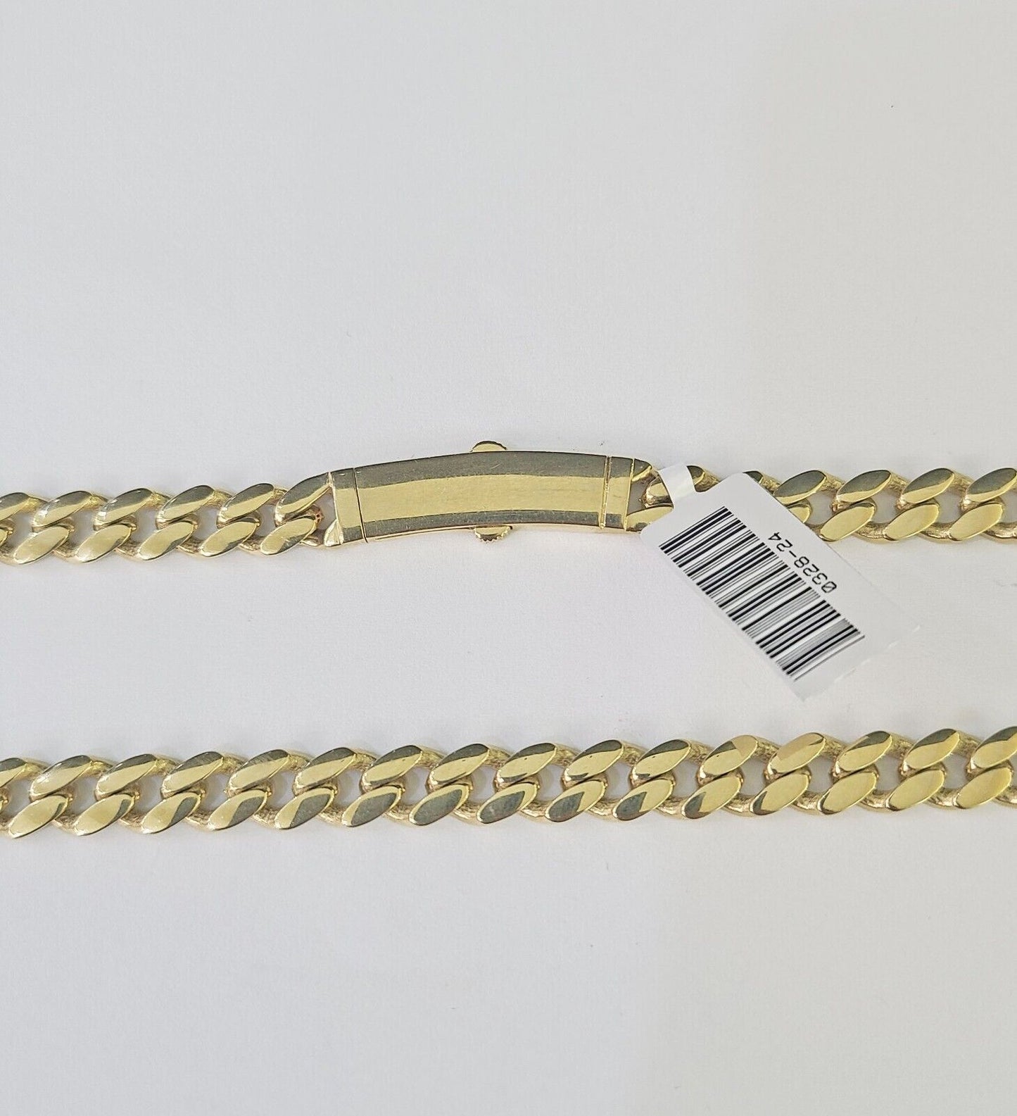 Real 10k Royal Monaco Chain 6mm 20 inches Yellow Gold Necklace Men Women