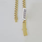 Real 10k Royal Monaco Chain 6mm 20 inches Yellow Gold Necklace Men Women