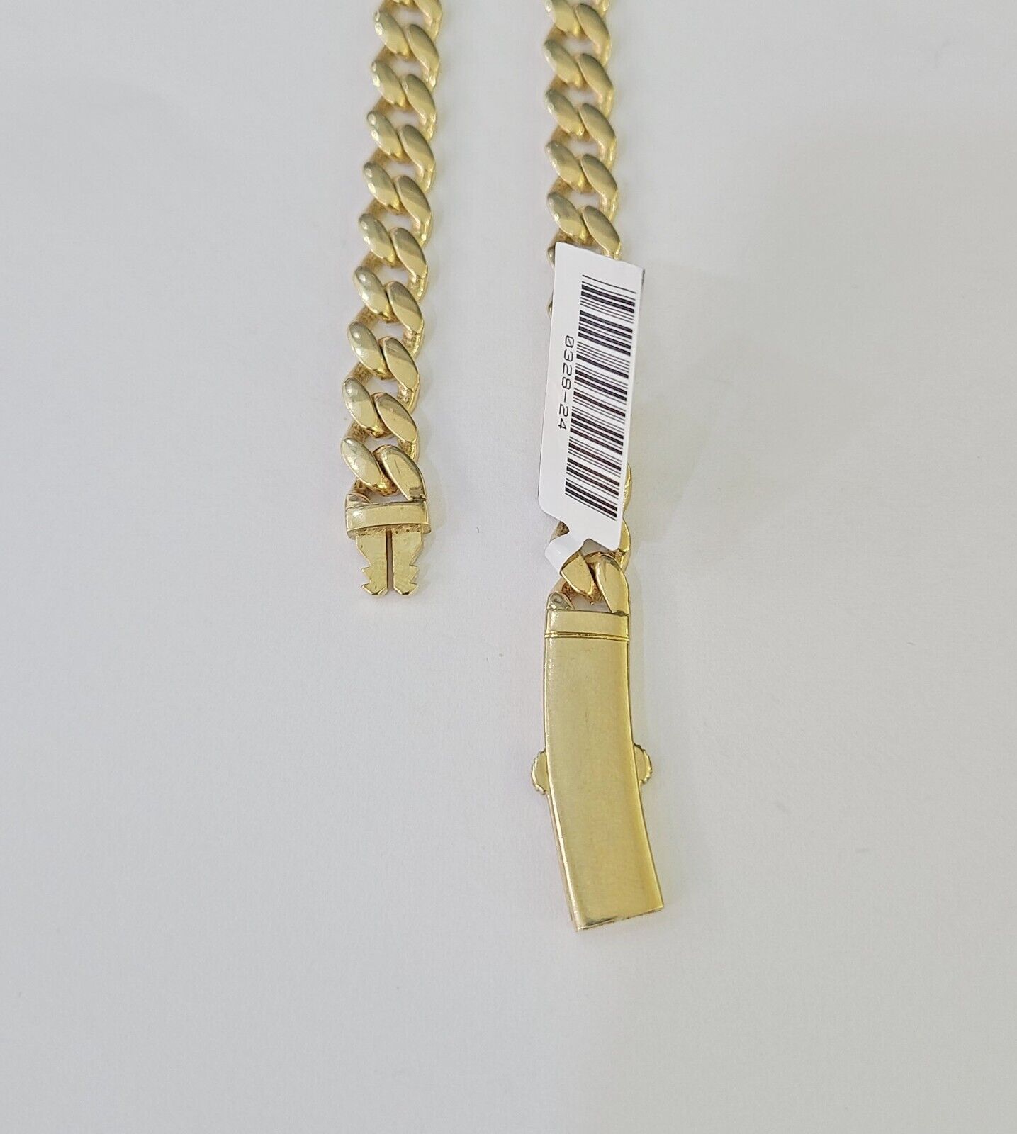 Real 10k Royal Monaco Chain 6mm 20 inches Yellow Gold Necklace Men Women