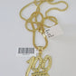 10K Gold Franco Chain 100 Charm Length 18-26 inches 2mm REAL Yellow