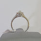 REAL 14k White Gold Diamond Ring Ladies Wedding Engagement Genuine