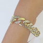 14K Real Gold ID Bracelet Miami Cuban link 12mm 8.5" inches 14kt Diamond Cut