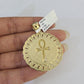 10k Solid Rope Chain Ankh Cross Charm Set 4mm 20"-28" Necklace Gold Yellow