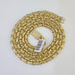 Real 10k Gold Chino ID Chain 9mm 24Inch Yellow Necklace Real gold