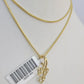 10K Solid Franco Chain Hearts Pendant Charm Necklace 16"-22" 1mm Gold Ladies