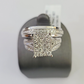 REAL 14k Diamond Ring White Gold Ladies Men Trio SET Wedding Engagement Genuine