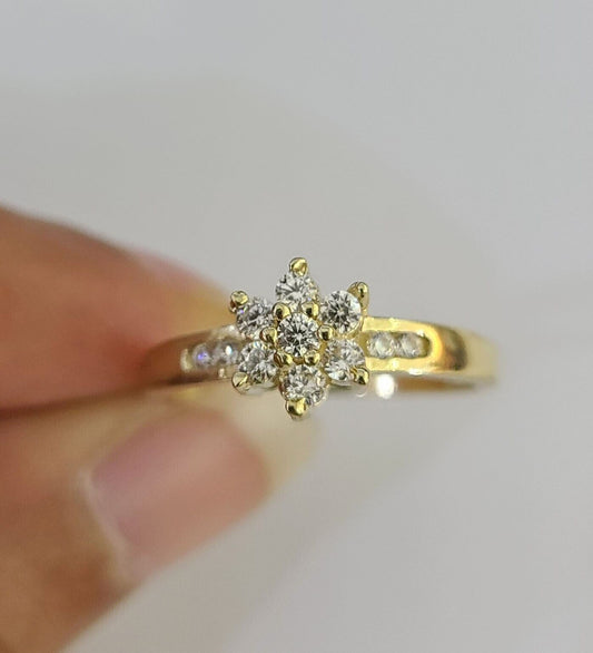 Real 10k Yellow Gold Ring Wedding Engagement Casual 10Kt Genuine