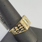 Real 10k Initial D Casual Ring Alphabet Yellow Gold 10kt Genuine