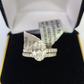 Real 14k Yellow Gold Diamond Ladies Ring SETLab Created Women Engagement Wedding