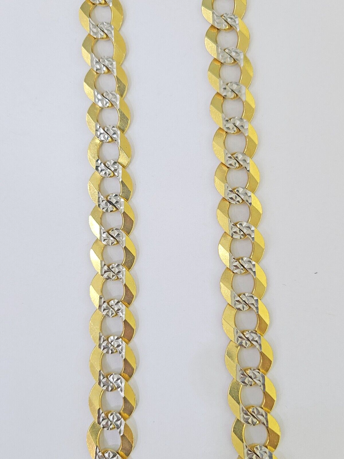 10k Yellow Gold chain Cuban Curb Link Solid Necklace REAL 12mm 20"-30" DISCOUNT