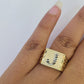 Real 10k Initial J Casual Ring Alphabet Yellow Gold 10kt Genuine