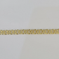 10k Chino ID Bracelet Yellow Gold Box Lock Real 10kt 6"