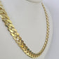 Real 10K Royal Monaco Chain Box Clasp 11mm Gold Necklace 10Kt 24" Genuine