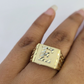 Real 10k Initial E Casual Ring Alphabet Yellow Gold 10kt Genuine