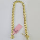 Real 14K Miami Cuban Bracelet Yellow Gold Box Clasp 8" Inch 6mm Link Hollow