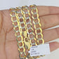 10k Cuban Curb Chain Link Solid Necklace Yellow Gold REAL 8mm 20"-30" Real