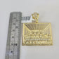 10K Franco Chain Last Supper Pendant Charm Necklace 20"-26" 5mm Gold SET Yellow