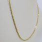 Real 10k Palm Chain 2.5mm Yellow Gold Wheat Necklace 24 inches