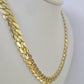 Real 10K Royal Monaco Chain Box Clasp 9mm Gold Necklace 10Kt 24" Genuine