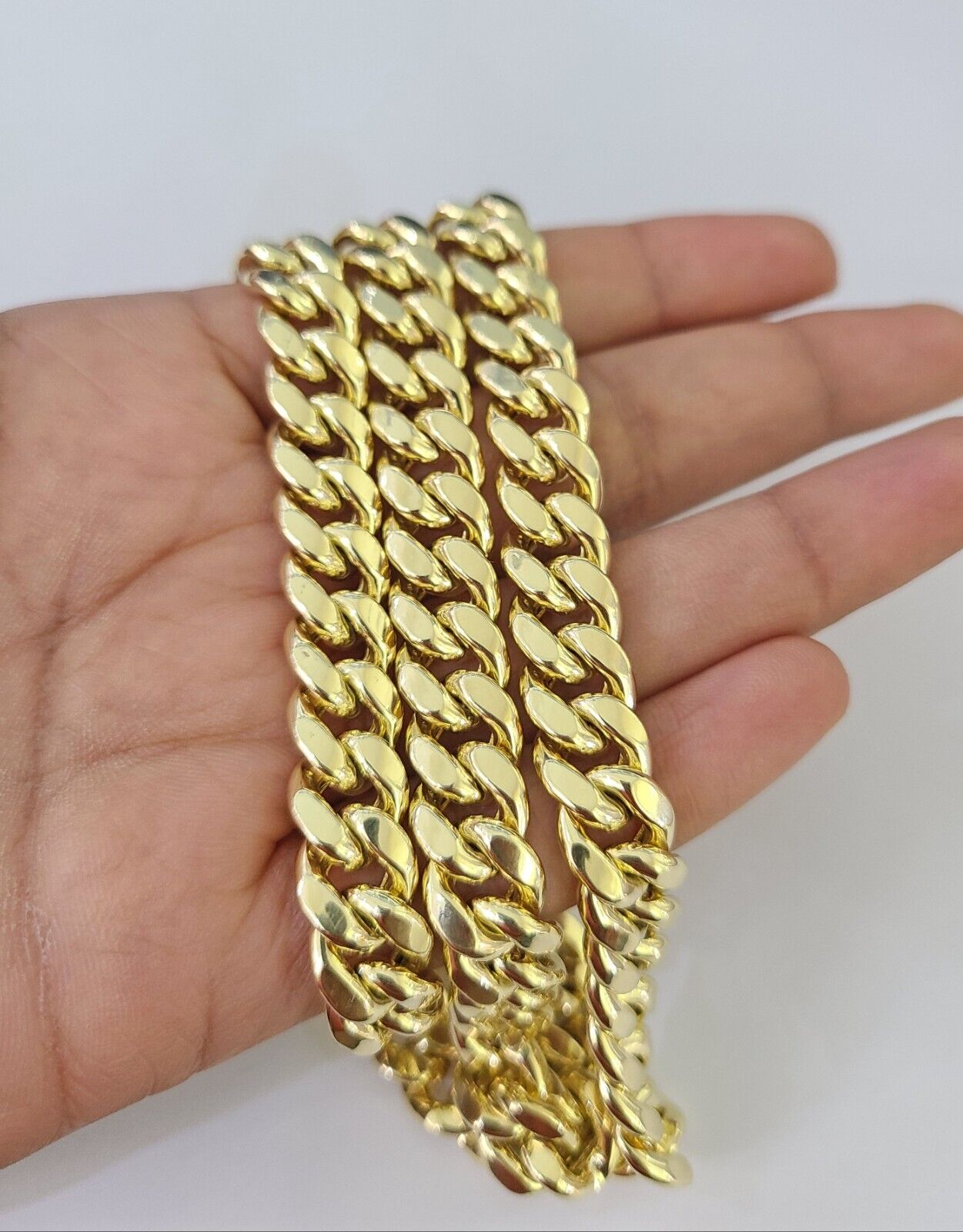 10k Real Miami Cuban Royal Link Chain 26 inch 9mm Genuine Yellow Genuine