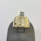 Real 10k Initial H Casual Ring Alphabet Yellow Gold 10kt Genuine