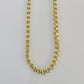 REAL 10k Gold Byzantine Chain Necklace Lobster Clasp 3mm 20" 22" 24" 26" 28" 30"