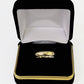 Real 10k Yellow Gold Ring Band Wedding Engagement Size 7 Women Ring