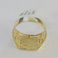 Real 10k Initial A Casual Ring Alphabet Yellow Gold 10kt Genuine