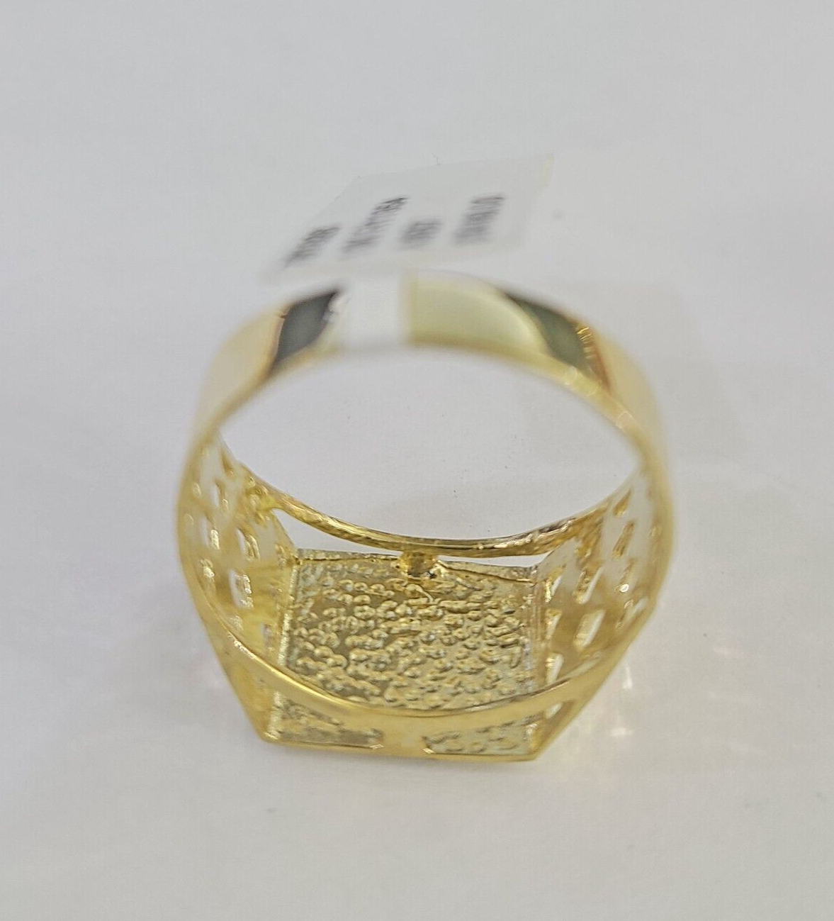 Real 10k Initial A Casual Ring Alphabet Yellow Gold 10kt Genuine