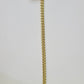 Real 14K Miami Cuban Bracelet Yellow Gold Box Clasp 8" Inch 7mm Link Hollow