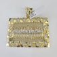 Real 10k Last Supper Pendant Charm Yellow Gold Genuine Mens Womens