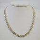 Real 10k Royal Monaco Chain 6mm Diamond Cut 22 inches Yellow Gold Necklace